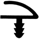 Trelleborg - joint porte sd 018 blanc (par 5)