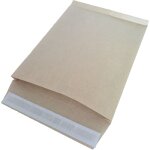 Tremplin editions - lot de 50 pochettes � soufflets 30 mm 24 : 260 x 330 mm kraft 120 gr