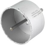 Tr�pan � concretion de ct pour ma�onnerie - diam�tre 103 mm - profondeur de coupe 55 mm. foret centreur ...