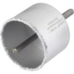 Tr�pan � concretion de ct pour ma�onnerie - diam�tre 83 mm - profondeur de coupe 55 mm. foret centreur ...