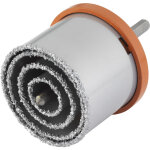 Tr�pan multi - lames - diam�tre 33. 53. 73. 83 mm - profondeur de coupe 55 mm. foret centreur - r�f. ...