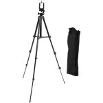 Tr�pied 110 cm noir pour t�l�phone et appareil photo, support stable pour selfies et photographie num�rique ...