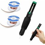 Tresse � dessouder, kit de nettoyage pour soudure, 2 tresses et 1 pompe � dessouder, pompe � dessouder ...