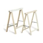 Tr�teau pliant bois h�tre 800x800mm mercier 4181