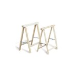 Tréteau pliant frêne 80 x 80 sect. 55 x 30 compas zingué pro mercier 418 Tréteau pliant frêne 80 x 80 sect. 55 x 30 compas zingué pro mercier 418