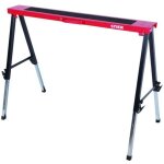 Tr�teau repliable r�glable en hauteur 150 kg, r�glage en hauteur, jusqu'� 91cm, 7. 1kg, tr�teau t�lescopique ...