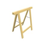 Trteau t106a professionnel bois dur - hauteur de travail non rglable : 770 mm - charge maximale : 550 ...