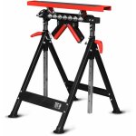 Treteau telescopique a rouleaux - max 200kg, 4 positions, hauteur rglable 83  127, 5 cm brick