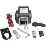 Treuil � c�ble hp autozubeh�r 20605 force de traction (en roulant)=6800 kg commande filaire, t�l�commande ...