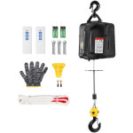 Treuil �lectrique 2 en 1 , capacit� de 1 100 lb, treuil �lectrique portable de 1 500 w avec t�l�commande ...