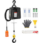 Treuil �lectrique 3 en 1 , 1 100 lb, grue � treuil �lectrique 1 500 w avec t�l�commande filaire et sans ...