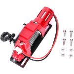 Treuil �lectrique en alliage d'aluminium pour rc crawler, compatible trx4 1 / 10 - accessoire de voiture ...