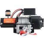 Treuil �lectrique12 v, capacit� de charge de 4 500 lb, c�ble en acier 1 / 4 po x 39 pi, ip55, treuil ...