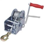 Treuil de levage � crochet treuil manuel 1350 kg c�ble 10 mt