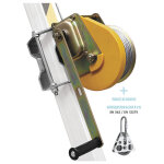 Treuil rcuprateur - 20m de cble - 4  5 points d'ancrage - b0023017