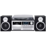 Trevi tt 1072 tourne - disque � entra�nement direct noir, argent semi - automatique