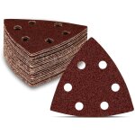 Triangles de pon�age 50 pi�ces grain 320 chacun, 93 x 93 x 93 mm pour ponceuses delta, triangles abrasifs ...