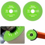 Trimec - disque de coupe de verre, 2 pi�ces glass cutting disc disque � tron�onner le verre meule � lame ...