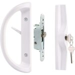 Trimec - fen�tre coulissante en aluminium avec serrure � poign�e coulissante