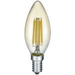 Trio - ampoule, ampoule led e14 déco filament bougie 4w jaune en verre Trio - ampoule, ampoule led e14 déco filament bougie 4w jaune en verre