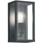 Luminaires de jardin, applique outdoor garonne anthracite en metal, trio