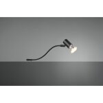 Trio - lampe spot jade miroir orientable noir ip44 lighting