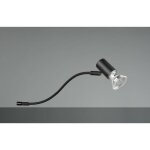 Trio - lampe spot jade miroir orientable noir ip44 lighting