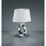 Reality leuchten - lampe de table petite table attack e14 couleur blanc chrome r50511089