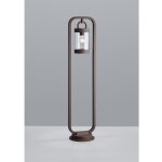 Trio - potelet exterieur 1xe27 max 28w detecteur crepuscule ip44 rouille sambesi 12129729 12129729 12129729 ...