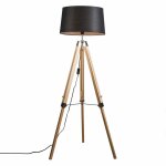 Tripod 45 r - lampe sur pied rglable - 1 lumire - h 1515 mm - blanc - rustique - clairage intrieur ...