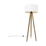 Tripodclassic - lampe de table trpied / tripode - 1 lumire - h 136 cm - blanc - rustique - clairage ...