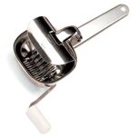 Hachoir � persil avec couvercle en acier inoxydable ? manivelle pour hachage rapide ? lames en acier ...