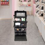 Trousse de maquillage � roulettes trolley valise cosm�tique w / roues
