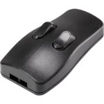 Interrupteur pour c�ble souple noir 2 x off / on 2 a 1 pc(s) s583431 - tru components