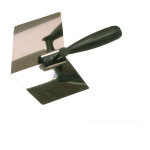 Truelle d'angle int�rieur plaquiste ? lame souple en acier inox 200x120mm ? angle 103� ? poign�e ergonomique ...