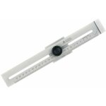 Trusquin r�gle de marquage en acier inoxydable, r�gle m�tallique, plage de mesure 250mm, paquet de 1