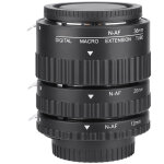 Tube d'extension macro 12mm + 20mm + 36mm pour objectif nikon f, mise au point automatique meike