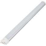 Tube led 41cm 2g11 pll 18w aluminium 4000k blanc neutre non Tube led 41cm 2g11 pll 18w aluminium 4000k blanc neutre non