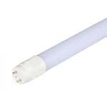 Tube led v - tac t8 18 w g13 120 cm avec starter, non rotatif, blanc chaud