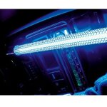 Tube neon effet verre brise - 20cm - bleu - 12v