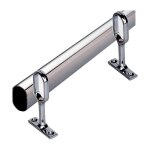 Tube de penderie ovale klose besser 30 x 15 mm + 2 supports 1 métre - 2 Tube de penderie ovale klose besser 30 x 15 mm + 2 supports 1 métre - 2
