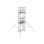 Tubesca comabi - echafaudage roulant 2 plateaux - hauteur travail max. 6. 85m - 26402450