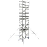 Tubesca comabi ? �chafaudage roulant aluminium cross 180 ? hauteur de travail 3. 85 m ? charge maximale ...