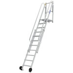 Tubesca - comabi - echelle d'acc�s dalle - hauteur plateau de 1, 29m � 4, 77m - tubesca