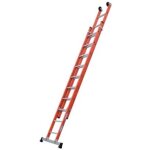 Tubesca - comabi - �chelle coulissante 2 plans en fibre de verre ? barre stabilisatrice ? longueur 4 ...