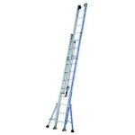 Tubesca - comabi - �chelle coulissante � corde 2 plans ? aluminium platinium 500 ? longueur 5 � 10 m ...