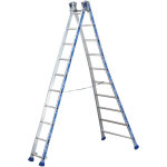 Tubesca comabi ? �chelle double transformable 2 plans 4m88 ? aluminium renforc� ? hauteur d'acc�s 6, ...