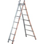 Tubesca comabi - tubesca - echelle transformable alu 2x8 �chelons haut. acc�s 4, 7m - pronor