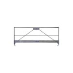 Tubesca - comabi - garde - corps mds diagonalisant fusio150 - avec plinthes diagonalisant - pour chafaudage ...