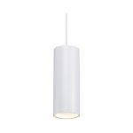 Tubo - petite suspension - 1 lumire -  100 mm - blanc - design, moderne - clairage intrieur - salon ...